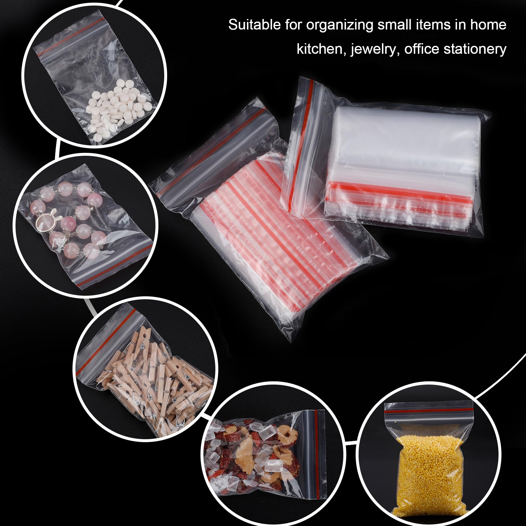 Bustine Trasparenti Confetti 100 Pezzi Sacchetti Plastica