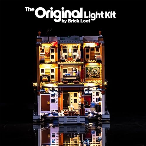 Miniatura 4 de Brick Loot Kit de iluminación LED de lujo para tu juego de oficina de Harry Potter Dumbledore 76402