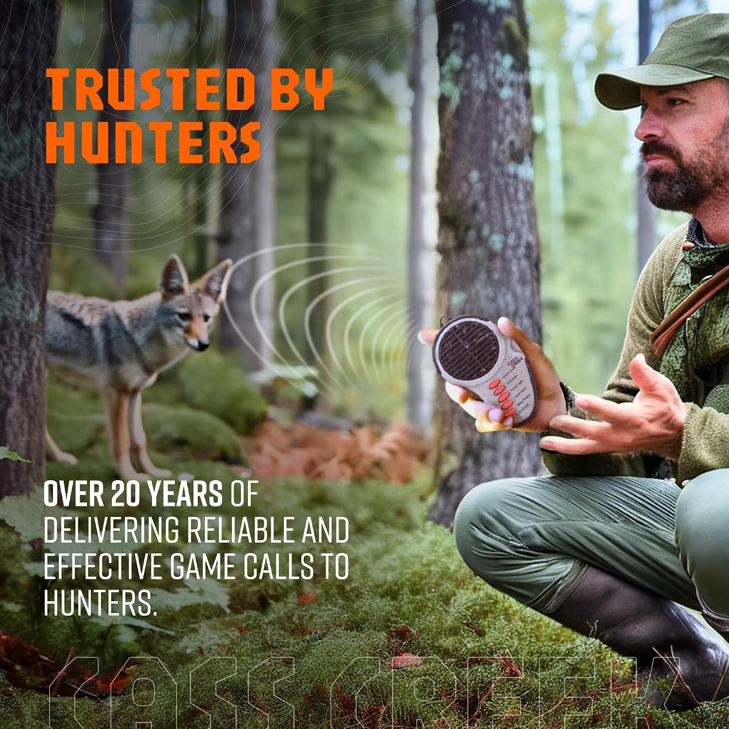 Ergo Call, Handheld Electronic Hunting Call, Compact Design, 5 Authentic Calls in 1, Expert Calls for Everyone