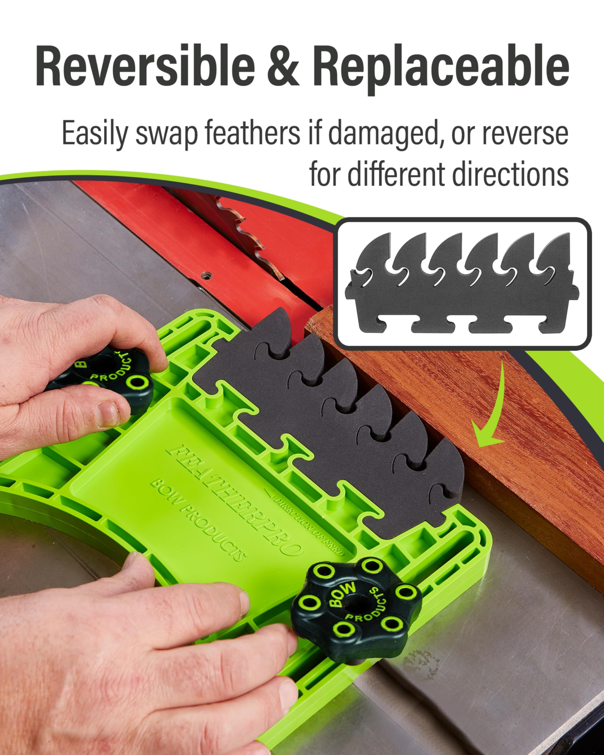 BOW Products Featherboard - Kickback Prevention -6