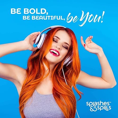 Miniatura 7 de Splashes and Spills - Tinte negro semipermanente para el cabello, vibrante de 2.36 onzas, sin amoníaco ni peróxido, tóner vegano y 100% libre de