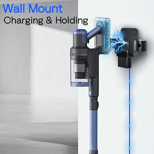 Miniatura 8 de Aspiradora inalámbrica, 30KPA 350W potente succión con 3 modos, pantalla táctil LED, tiempo de funcionamiento máximo de 45 minutos, aspiradora