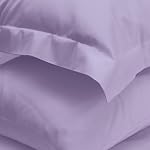 Elegant Comfort Luxury 2-Piece Duvet Cover Set - Ultra Soft 1500 Thread Count Egyptian Quality Hotel Collection - Comforter Cover with Button Closure and 2 Pillow Shams, Twin/Twin XL, Lilac