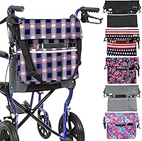 Vista 23 de Vive Bolsa de Accesorios para Silla de Ruedas XL - Impermeable, Resistente a los Arañazos, Doble Costura, Lavable a Máquina para Adultos, Personas