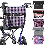 Vive XL Wheelchair Bag - Waterproof, Scratch-Resistant, Double-Stitched, Machine Washable Accessory for Adults, Seniors, 15 Colors - Storage Walker Backpack to Hang on Back of Wheel Chair