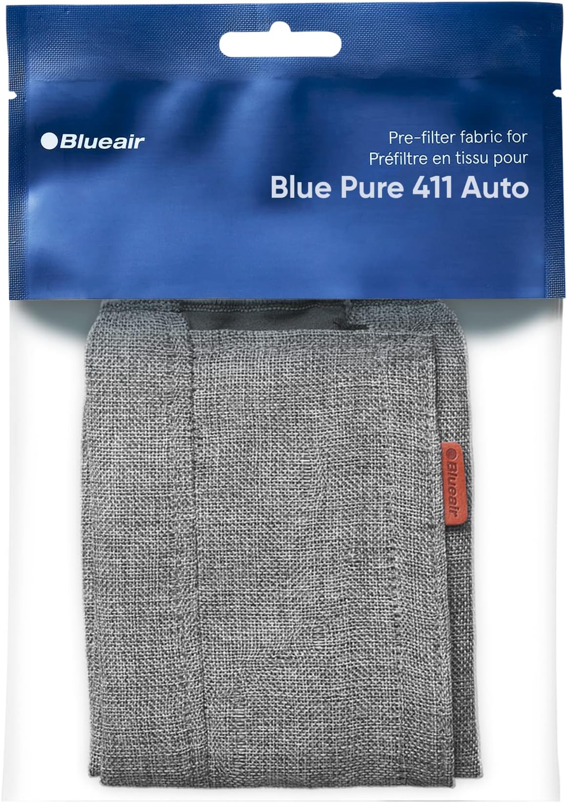 BLUEAIR Blue Pure 411 Auto Gray Pre-Filter, Washable Fabric Traps Pollen, Pet Hair & Dust, Arctic Trail