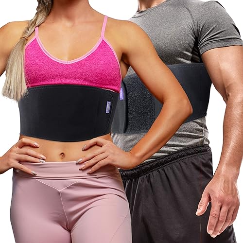 Miniatura 7 de Everyday Medical Broken Rib Brace para hombres y mujeres, soporte de compresión de carbón de bambú, acelera la curación de costillas agrietadas,