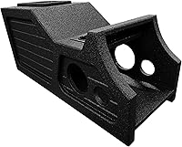 Vista 1 de Rockville REC136 12" Center Console Subwoofer Box, Vented, 2.05 Cu Ft, Bed Liner Finish, Precision MDF, for 2007-2013 Chevy/GM Crew Cab Audio