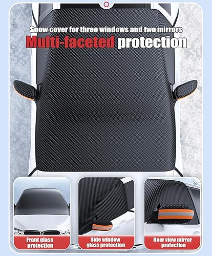 Miniatura 5 de Cubierta de nieve para parabrisas de coche para Nissan Navara D22 Navara D40 Navara D40 S Navara Np300 2000-2024, fundas protectoras plegables para