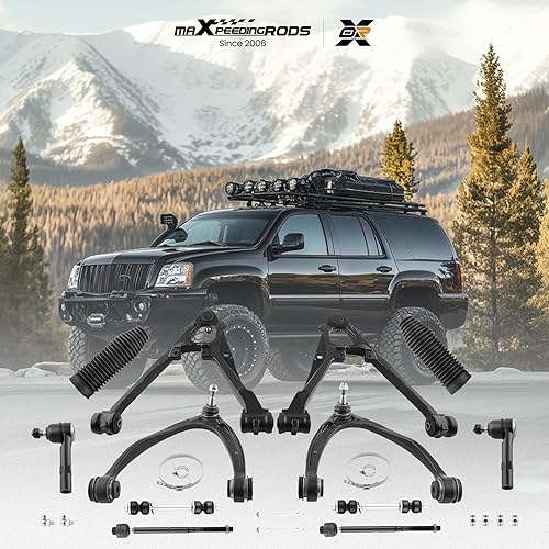 Miniatura 9 de maXpeedingrods Kit de suspensión delantera de 12 piezas para Chevy Silverado 1500 GMC Sierra 1500 Cadillac Escalade Yukon Tahoe Avalanche Suburban