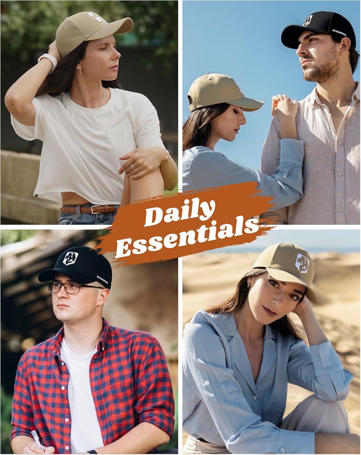 Unisex Lion Embroidery Fashion Baseball Cap with Adjustable Structure Cotton Cap Black - Image 3