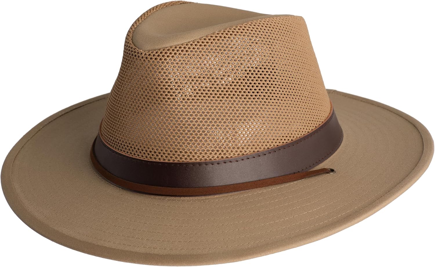 Henschel Hats Trailblazer – Wide-Brim Sun Hat for Men with Low Mesh Crown |Fishing & Hiking Hat - Perfect Outdoor Hats