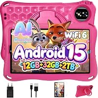 DEERTiME Tablet Bambini 9 Pollici Android 15 Tablet con Gemini Al