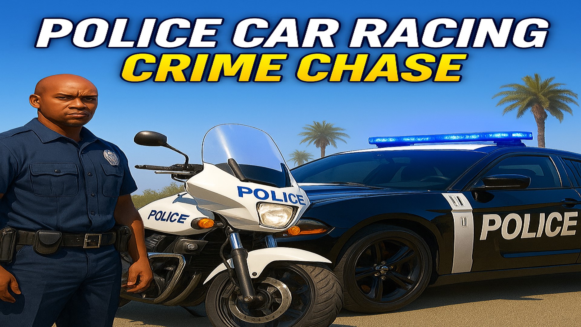 Police Car Racing Game Controller Police Car Racing 3D: Crime Chase City Simulator & Cop Car Chase Game ...