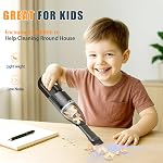 Mini Aspirateur de voiture Protable sans fil, Aspirateurs portatifs pour le nettoyage rapide, Aviateur portatif sans fil pour la maison et le bureau de voiture