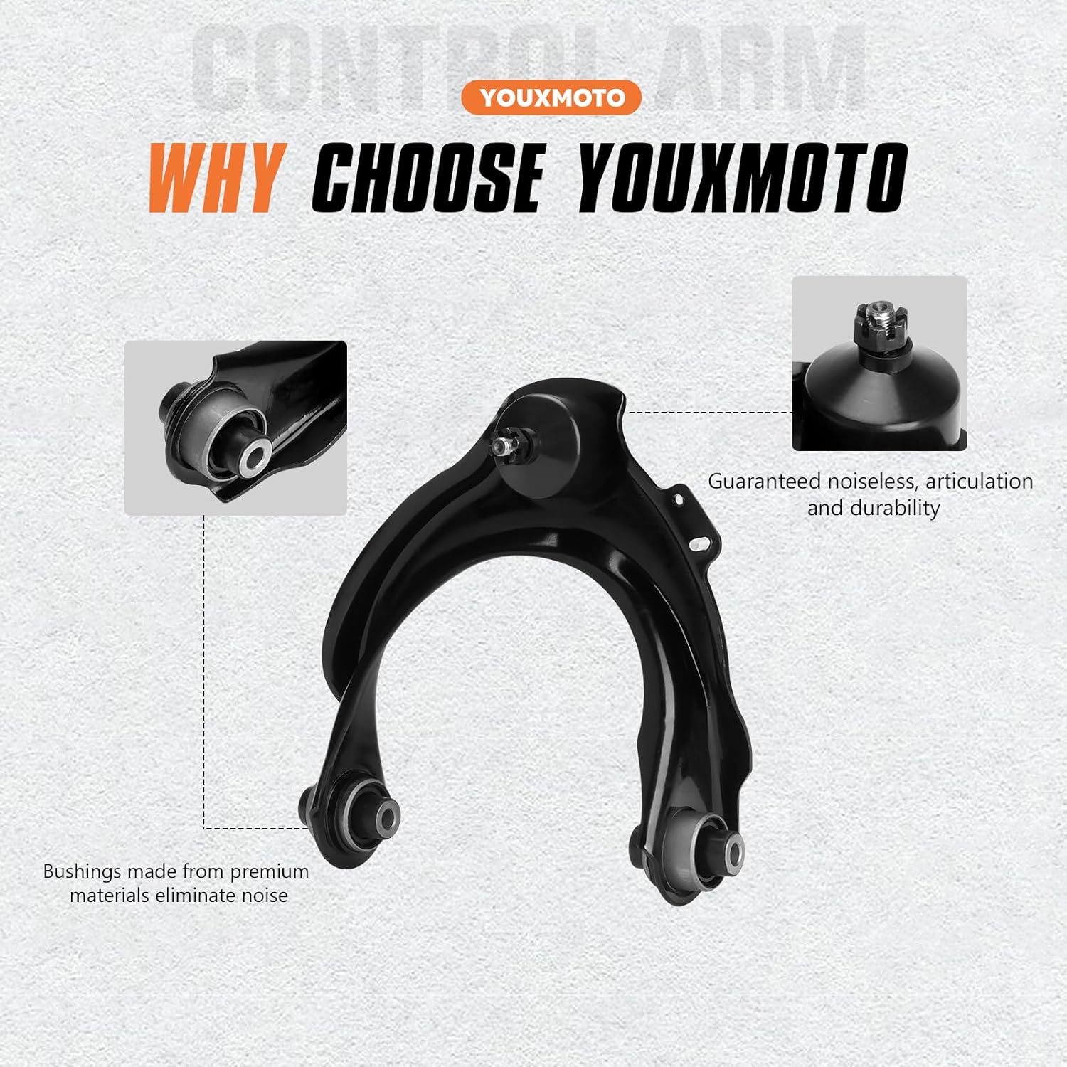Front Upper Control Suspension Arms Fit for Honda Accord 2003 2004 2005 2006 2007, Fit for Acura TSX 2004 2005 2006 2007 2008, K620616 K620617