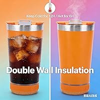 Vista 3 de Vaso con tapa y altavoz Bluetooth, vaso con altavoz Bluetooth, taza de viaje a prueba de fugas, vaso aislado de acero inoxidable 304 con altavoz
