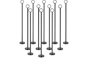 New Star Foodservice Ring-Clip Table Number Holders: Elevate Dining Experiences