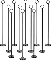 Vista 19 de New Star 12 soportes para números, de mesa. De 12 pulgadas plateado