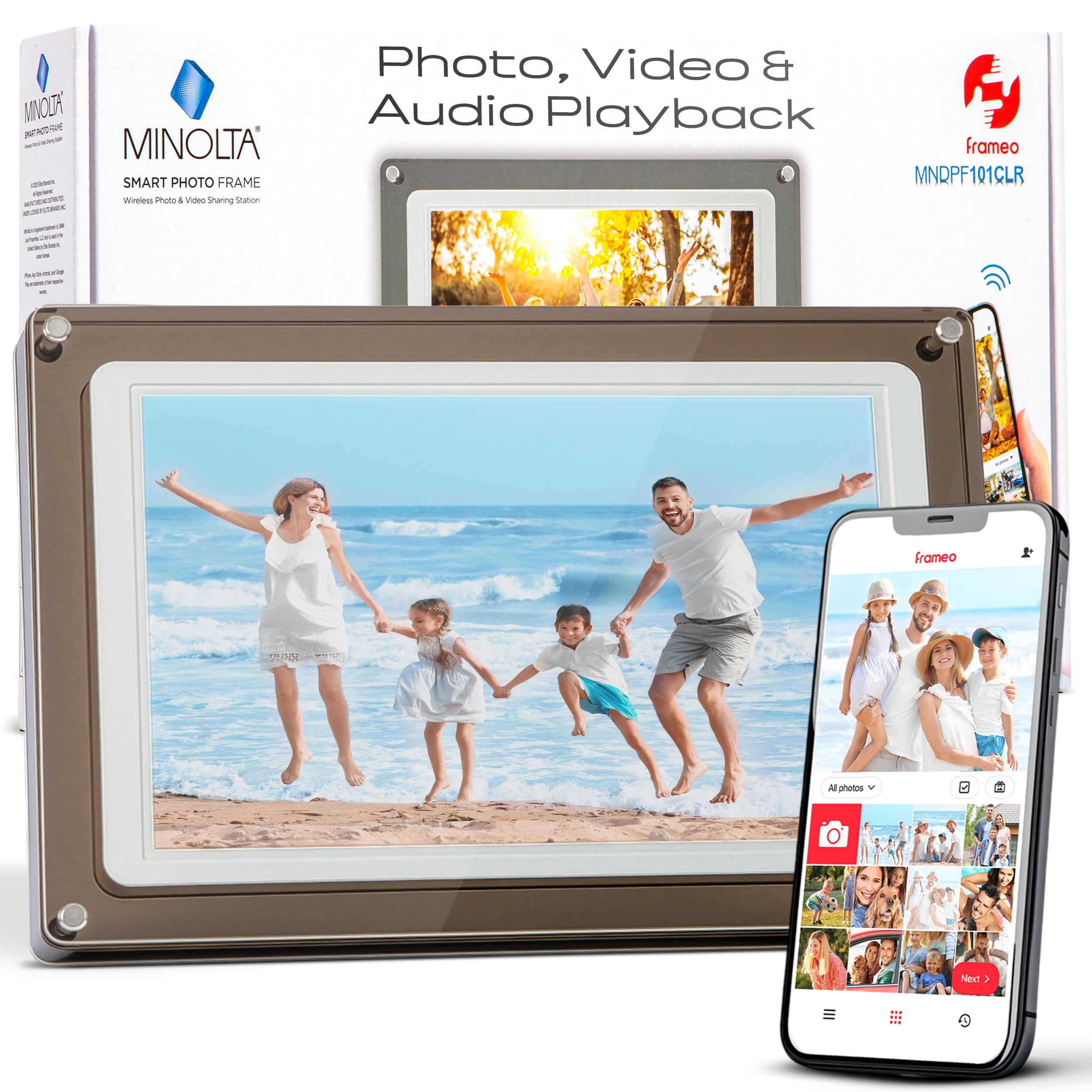 Amazon.com : Minolta Smart Photo Frame 10.1 inch - Digital Picture