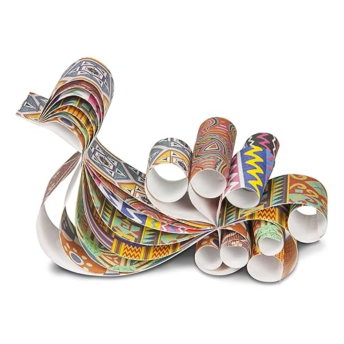 Miniatura 2 de Roylco World Patterns - Papel a granel, 8-12 x 11 pulgadas, 96 hojas