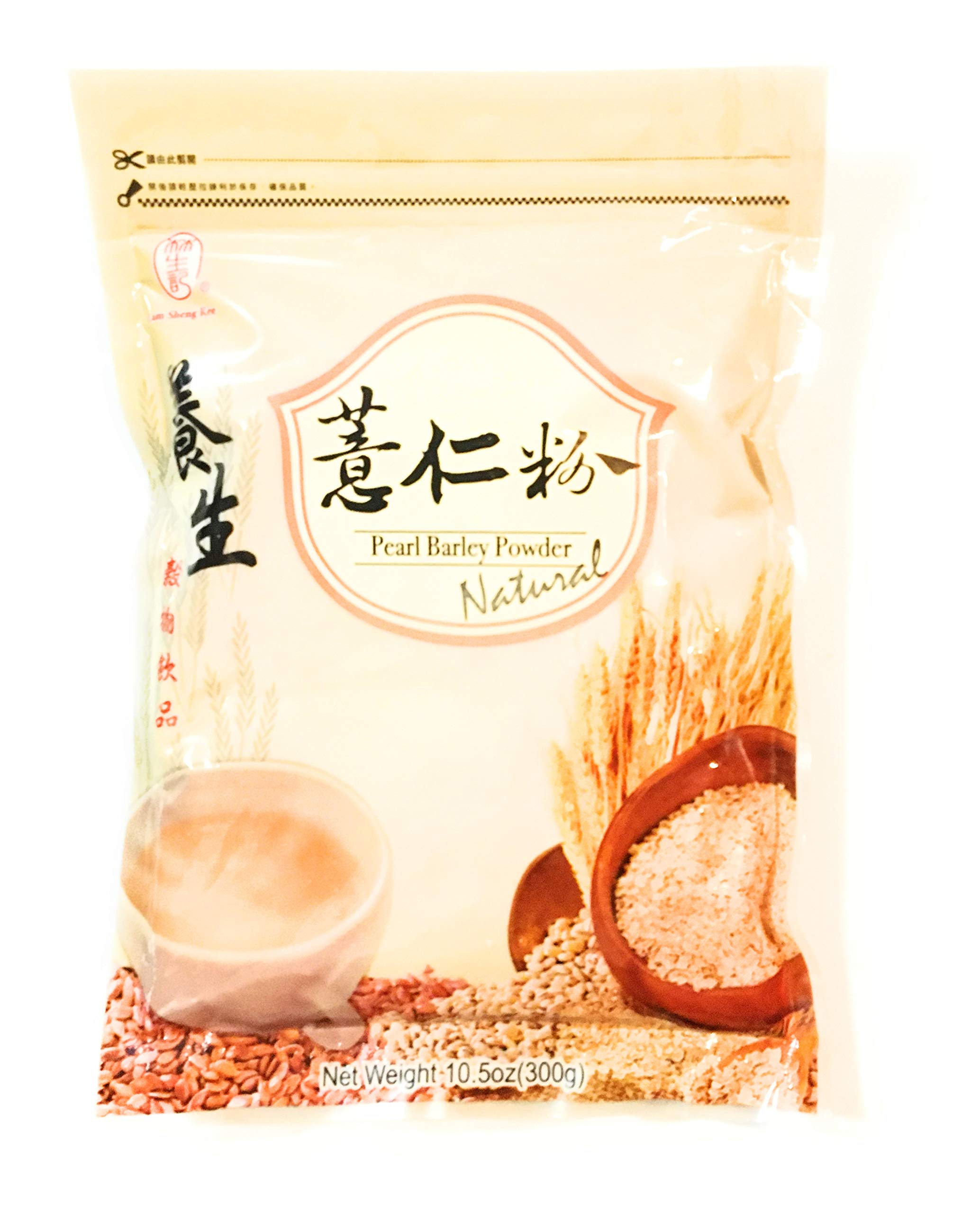 Lam Sheng Kee Pearl Barley Powder 10.5 Oz(2 Pack) 養生薏仁粉