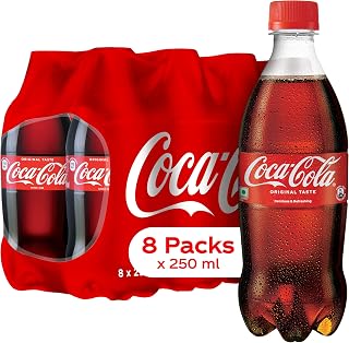 Coca-Cola Original Taste Soft Drink Pet Bottle, 250 Ml (Pack 0F 8) Price In India