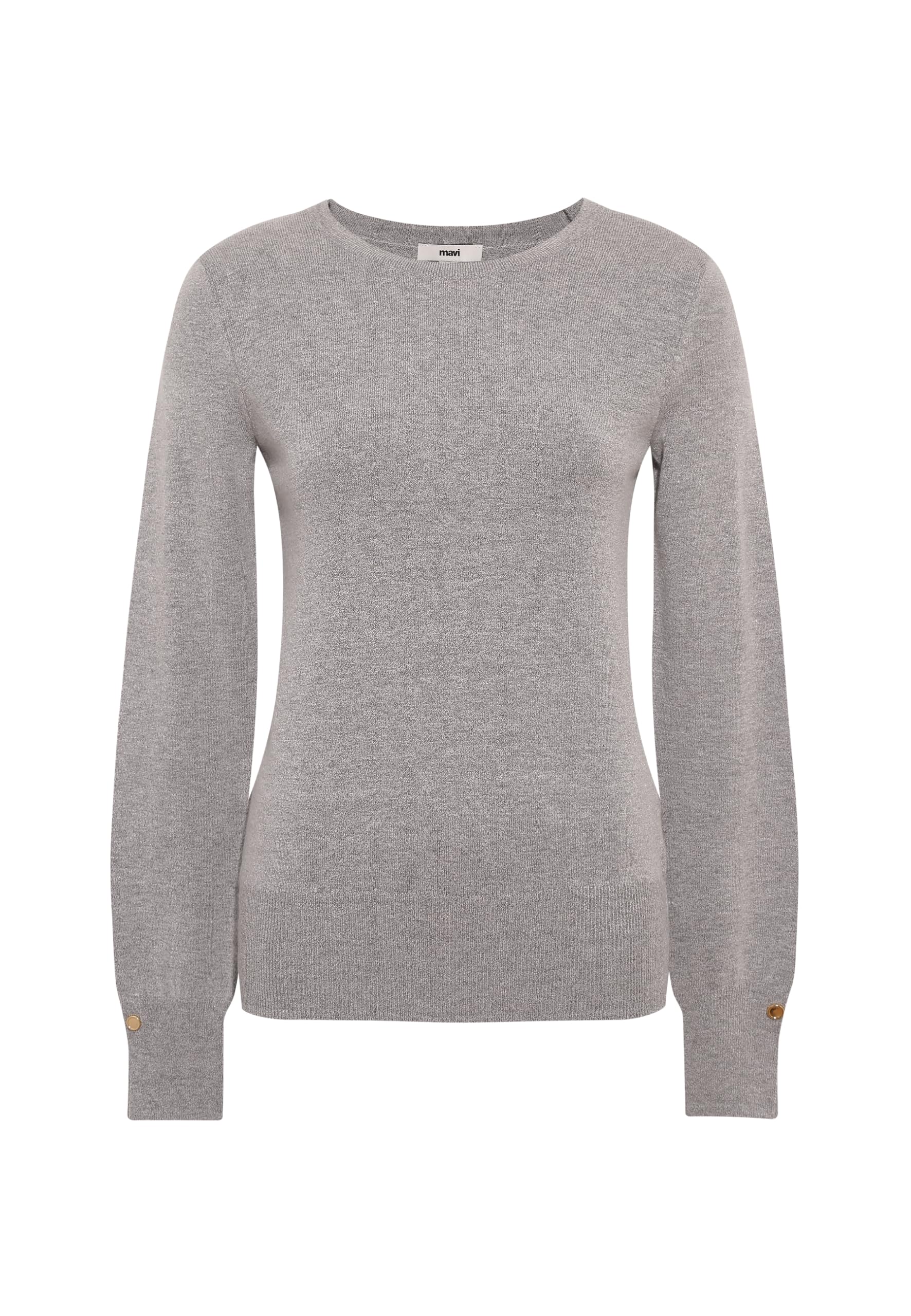 Mavi Damen Basic Sweaters Crew Neck Basic Sweater Pullover Feinstrick