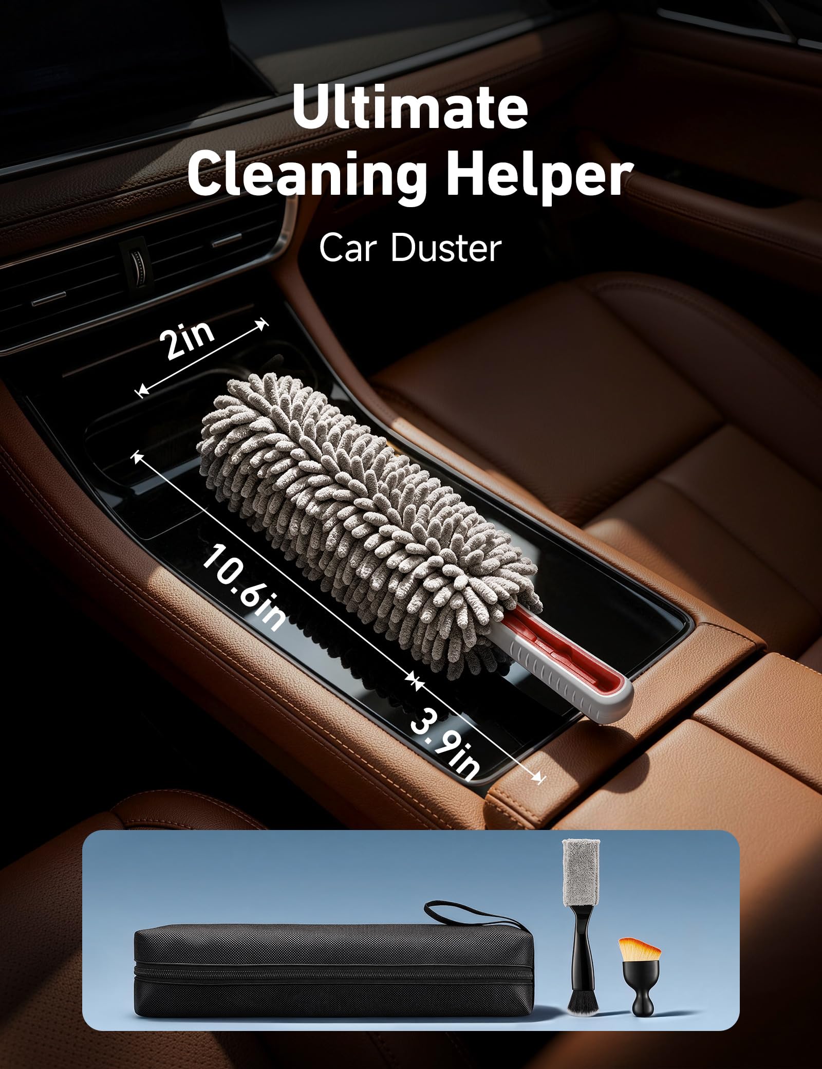 AstroAI Car Duster Kit - Microfiber Cleaning -2 AstroAI Car Duster Kit - Microfiber Cleaning -2
