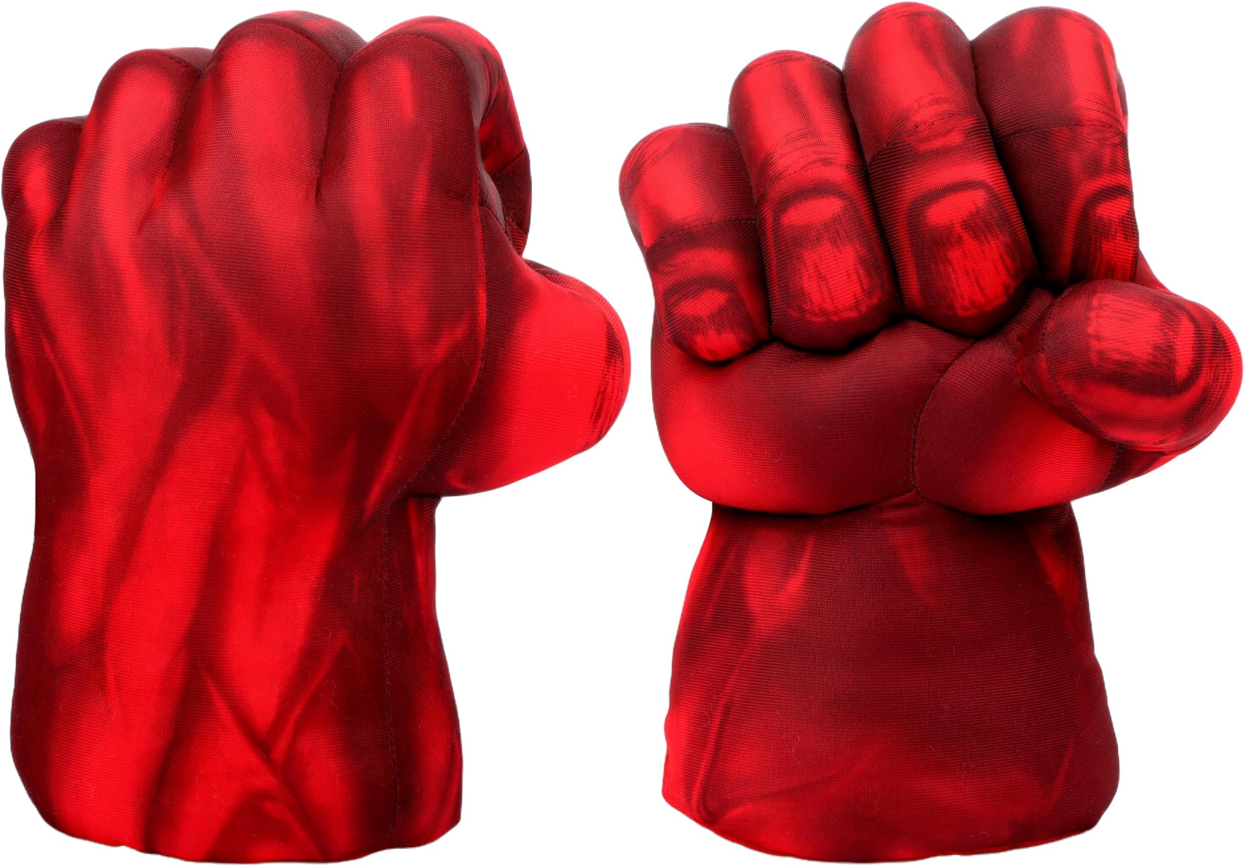 PROVAINT Superhero Plush Gloves Soft Smash Hero Punch Gloves for Kids & Adults – Safe, Padded Design Inspires Creative Role‑Play, Perfect for Costume, Party, Gift and Dress‑Up Fun（Red）