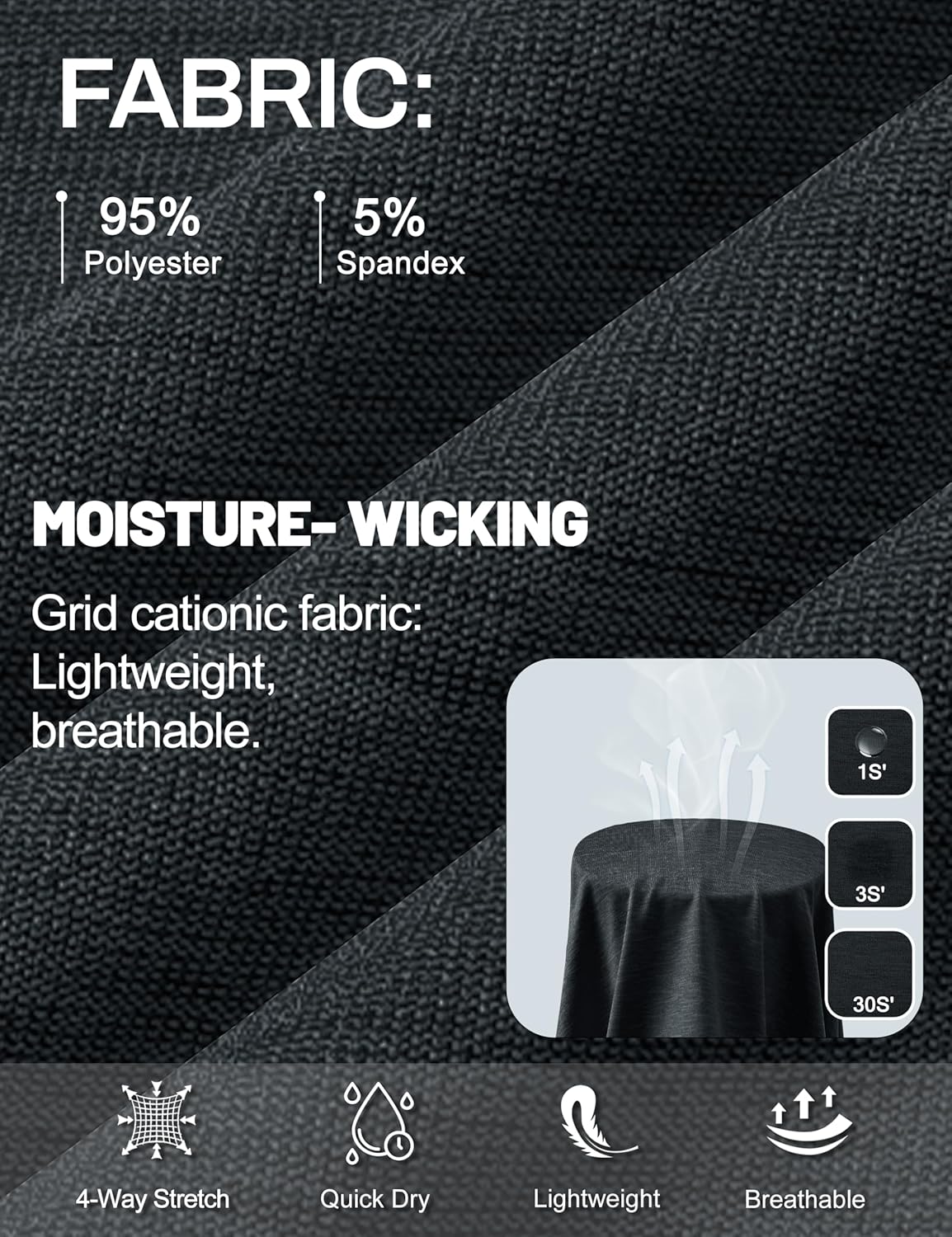 Cavva Polo Shirts for Men Performance Mens Golf Shirt Dry Fit Collared Polo Shirts Short Sleeve Moisture Wicking - Image 4