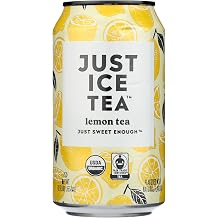 Just Ice Tea Organic Lemon Tea Sgl Can, 12 FZ