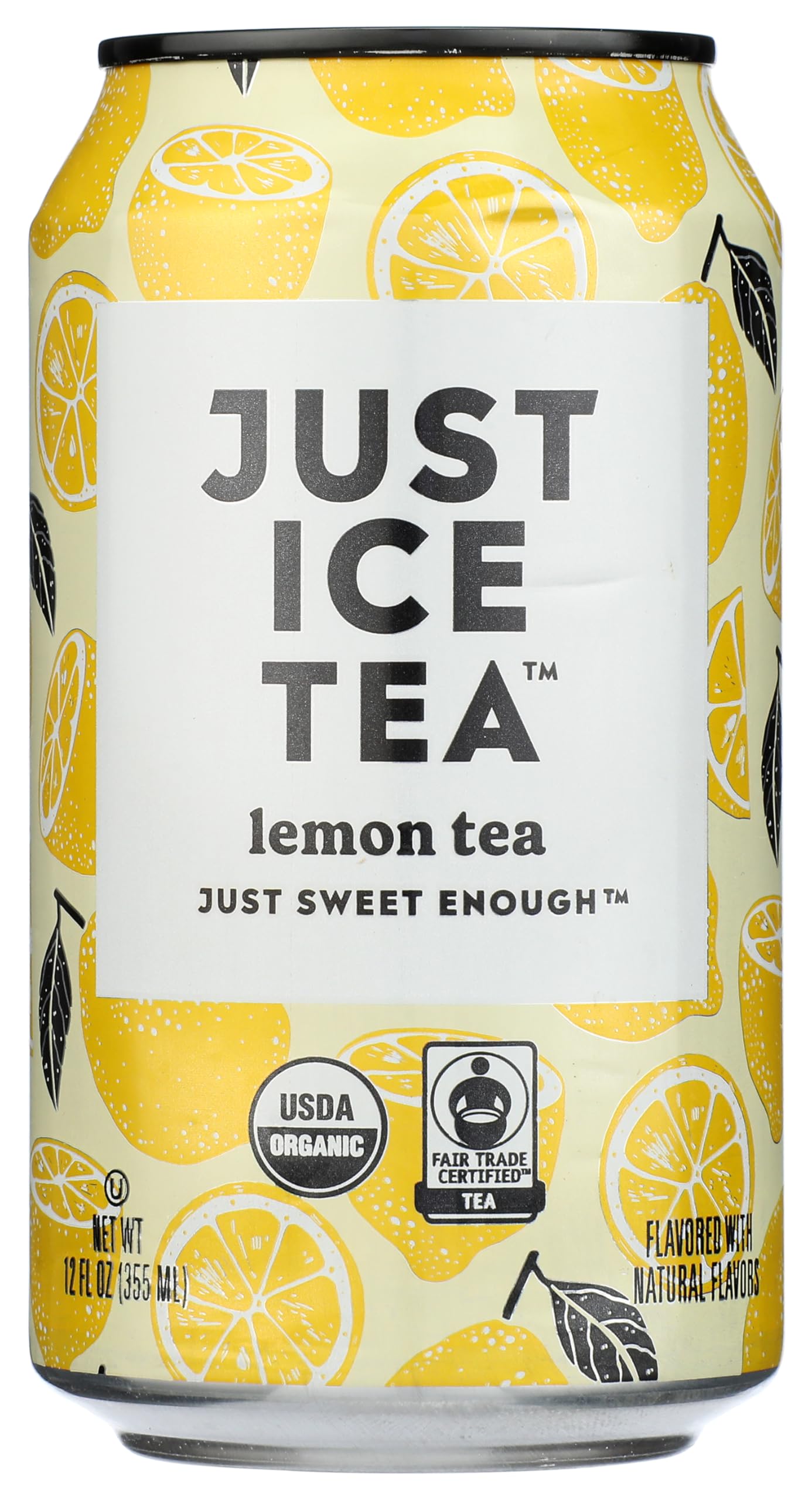 Just Ice Tea Tea Black Lemon Organic Rtd, 12 fl oz
