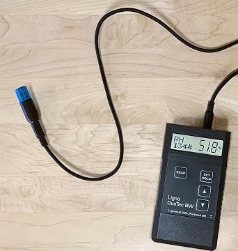 Lignomat BW-B Package - Multi-Function Pinless Moisture Meter and Humidity Meter with Thermo-Hygrometer Function - Digital Moisture & Temperature Humidity Monitor for Wood, Concrete, Drywall, Flooring