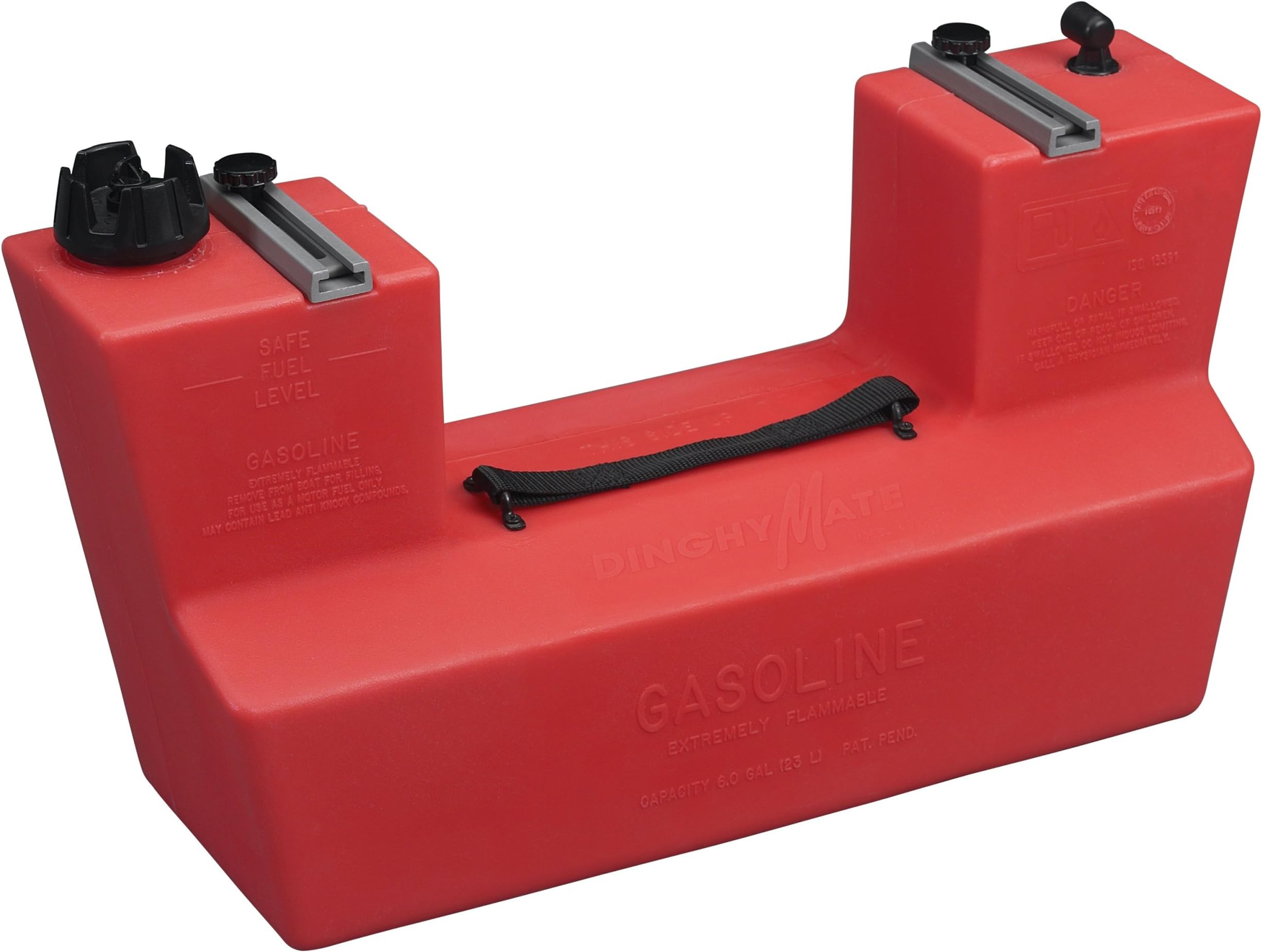 Moeller DinghyMate Boat Topside Transom Mounted Marine Fuel Tank