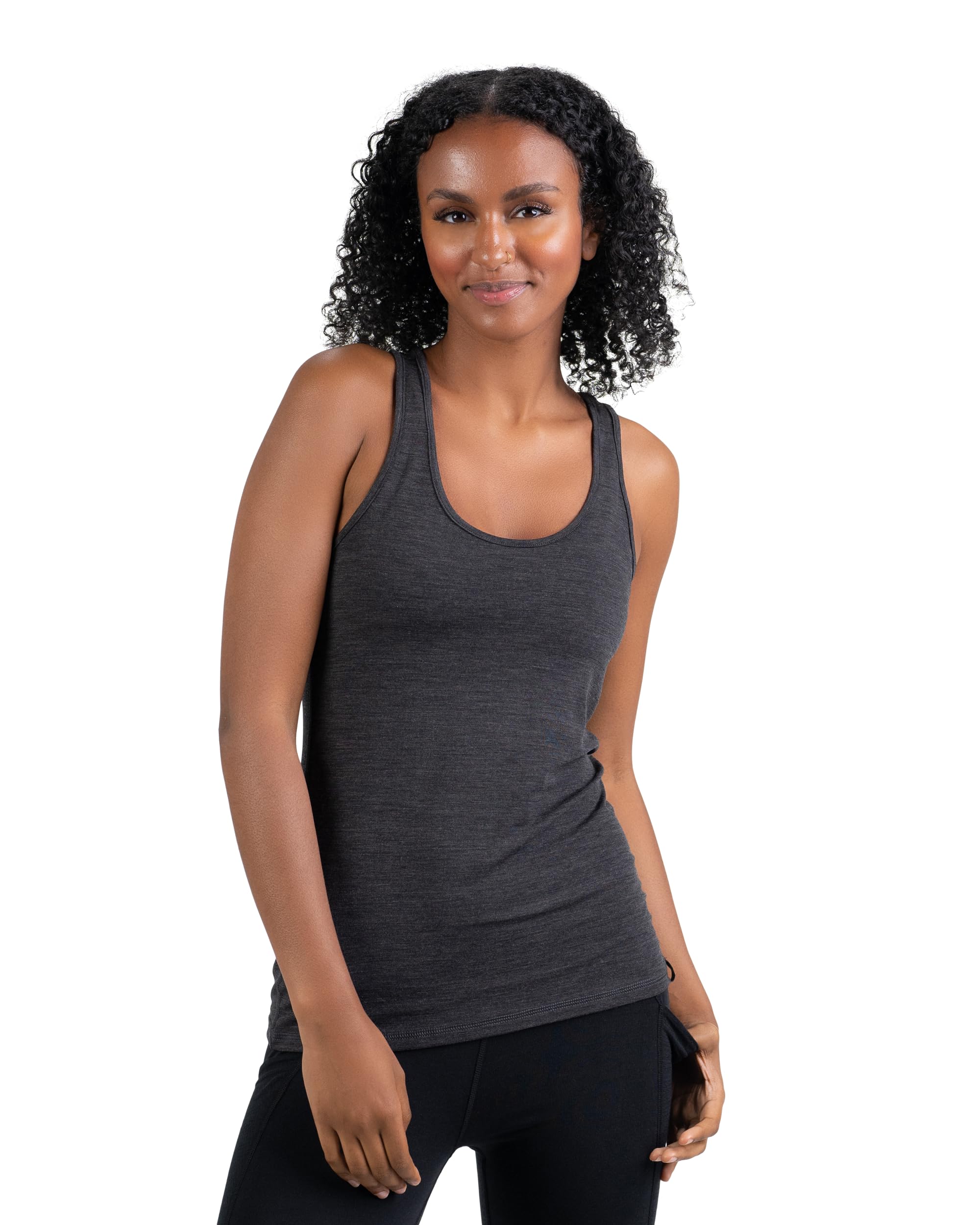 Woolly Women's Merino Wool Tank Top - RWS Certified, Odor Resistant, Soft Stretch, Seattle Designed
