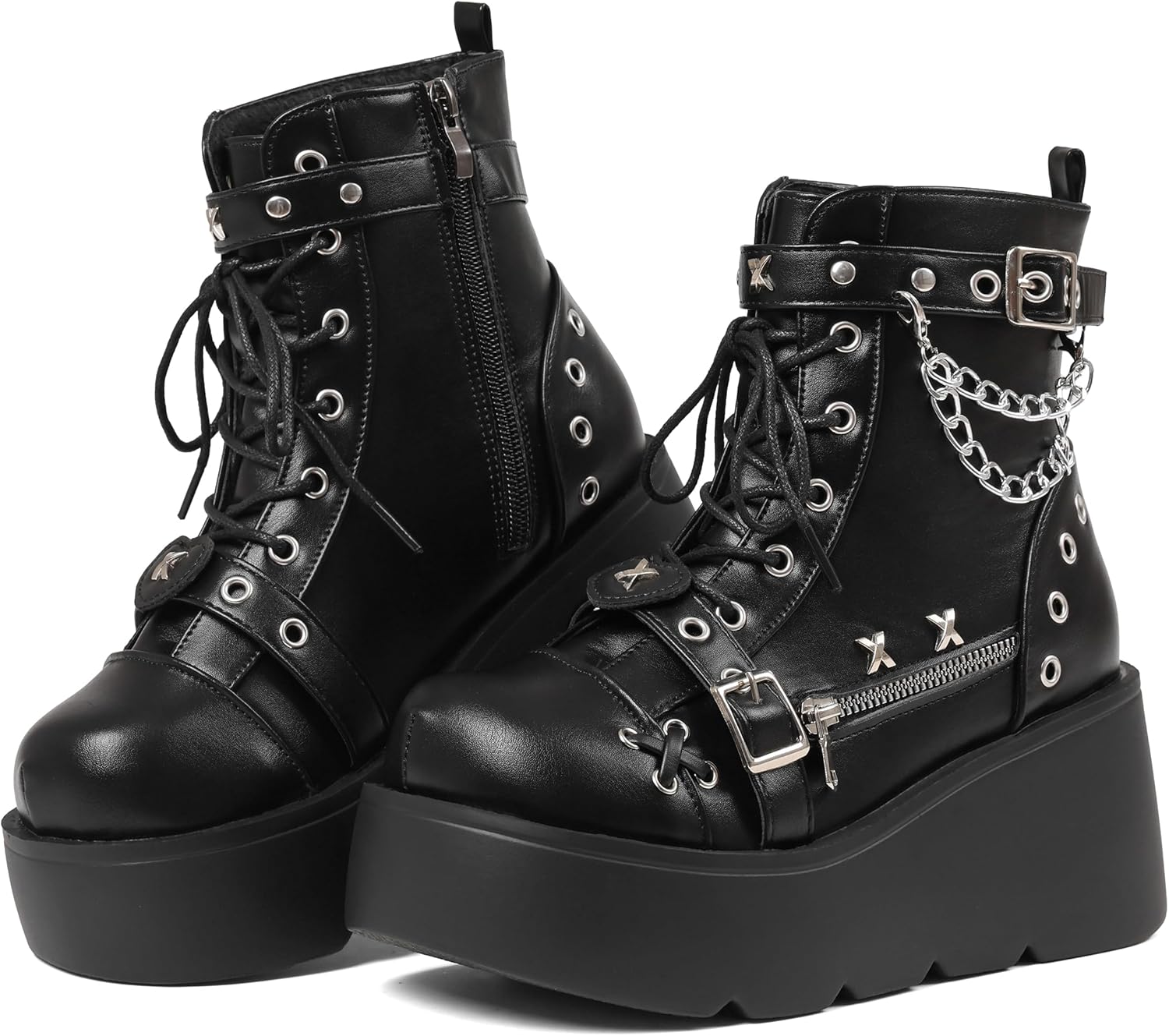 Celbreez Women Platform Boots - Chunky High Heels