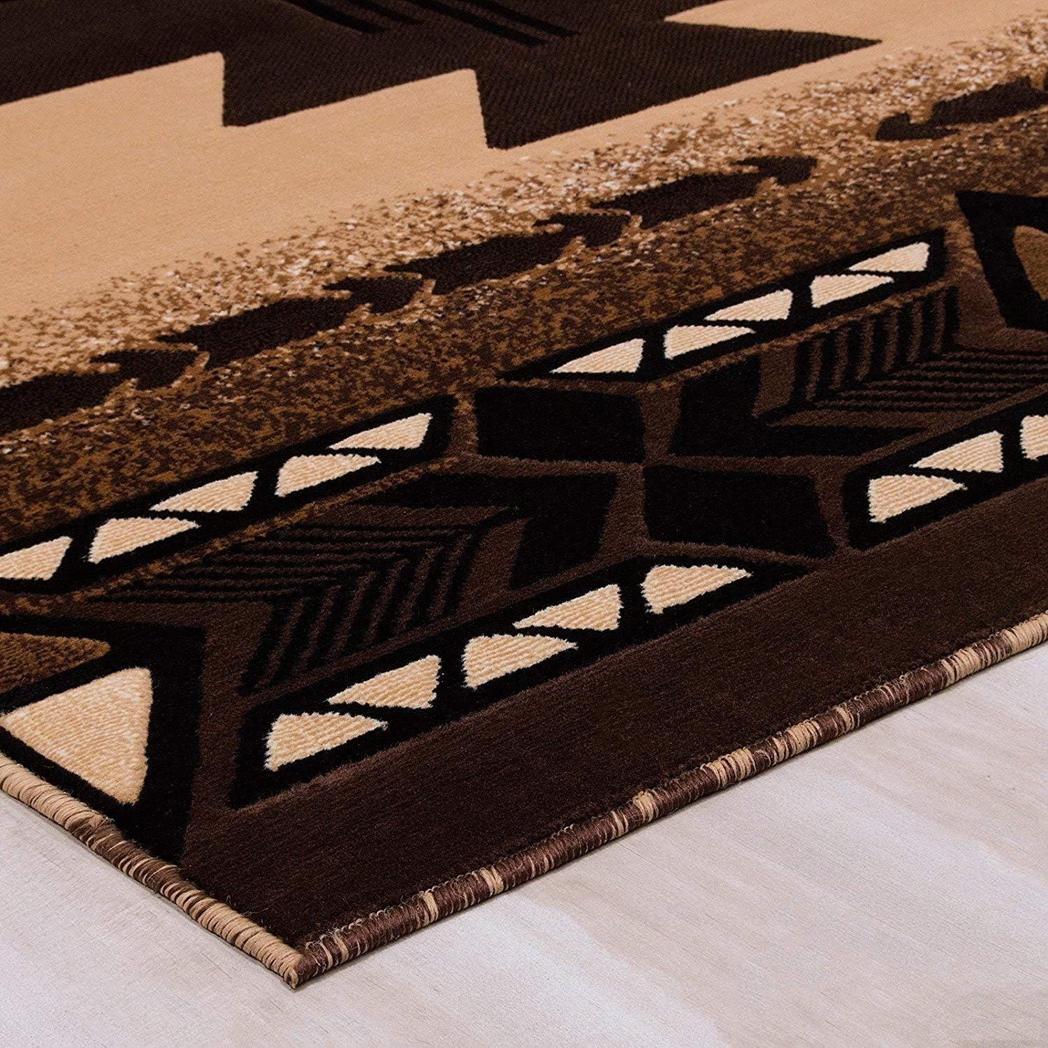 Champion Rugs Southwest Native American Navajo Aztec Indian Berber Carpet Area Rug (2 Feet X 3 Feet)