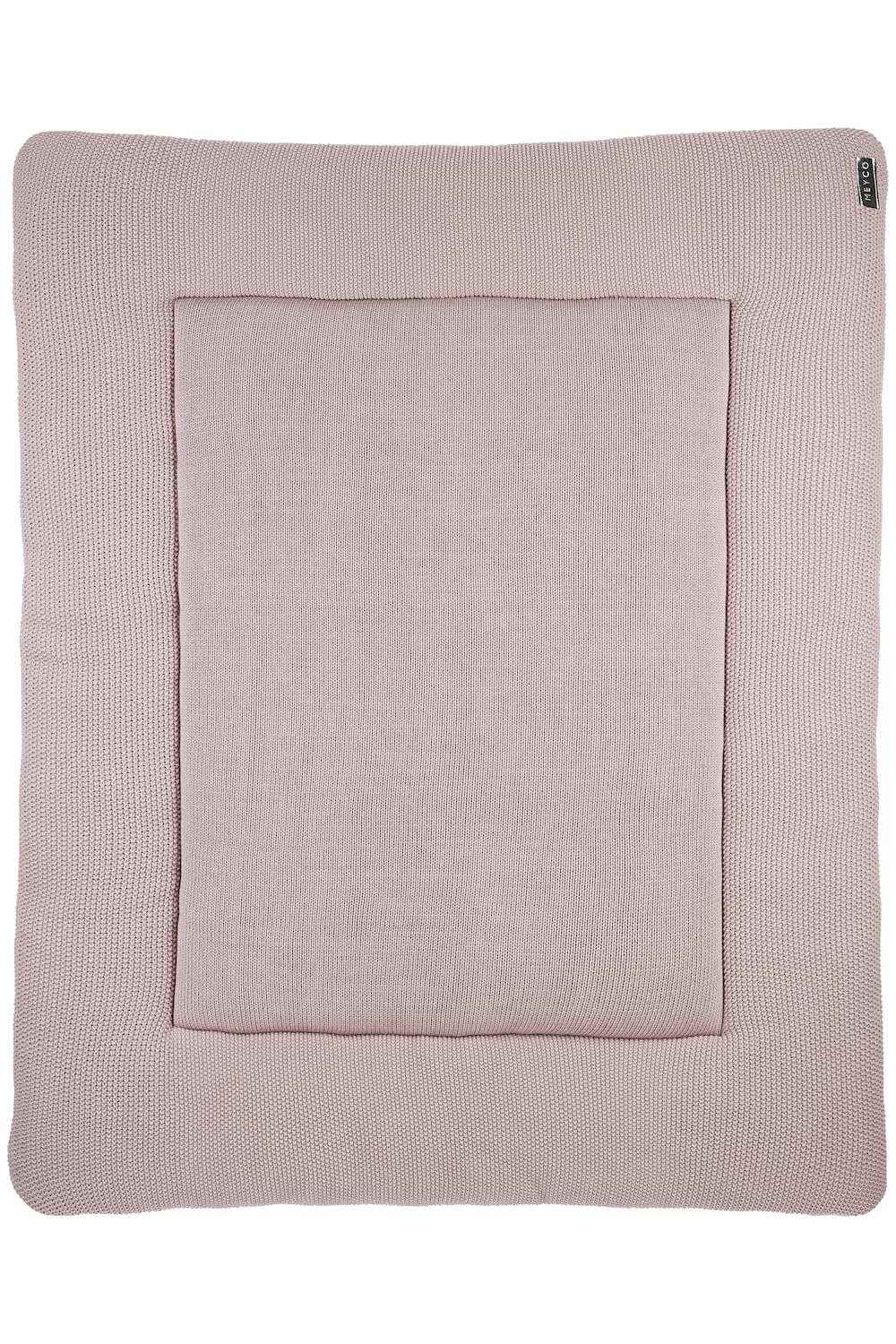 Tapis de parc violet 77x97 cm en coton et peluche douce
