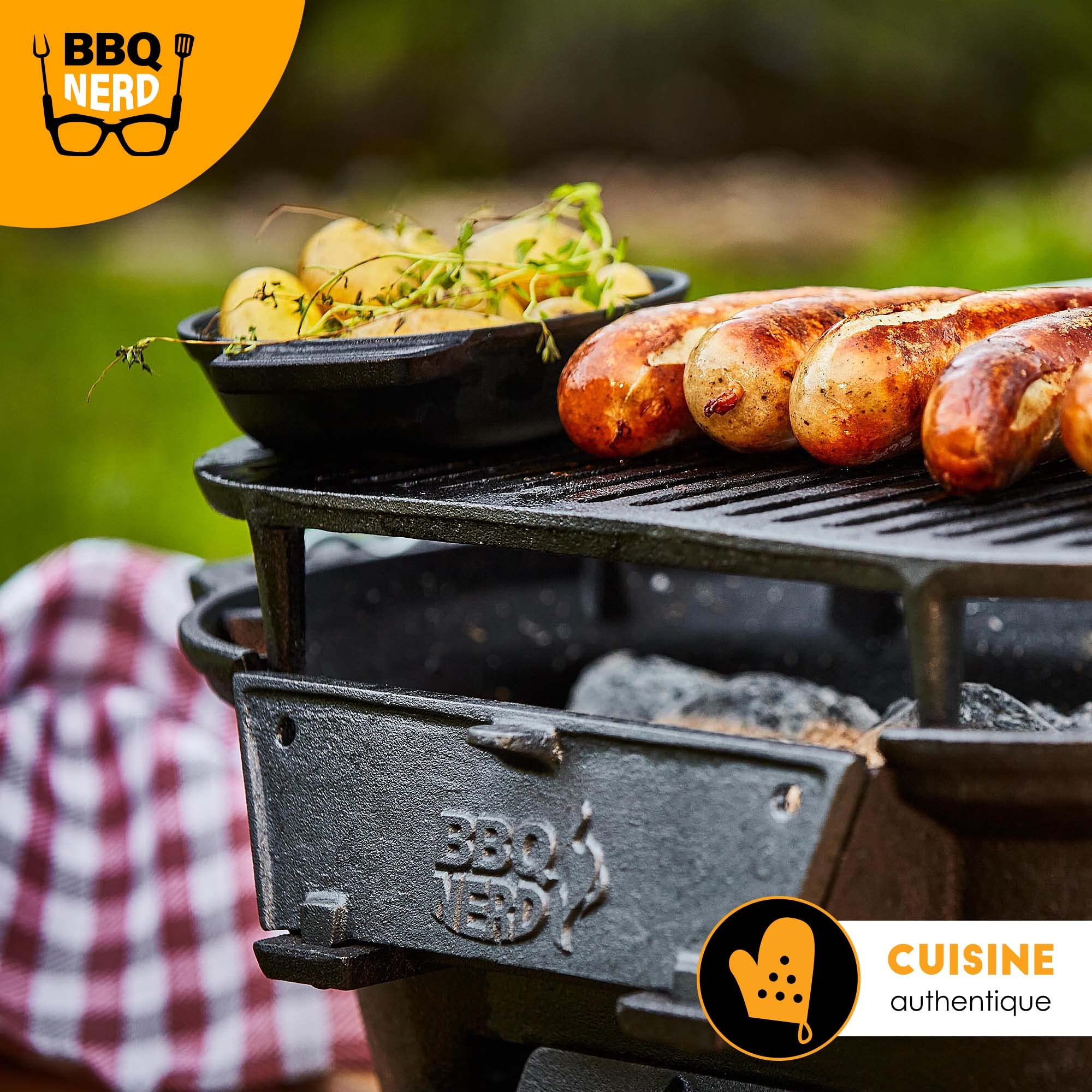Barbecue à Charbon de Bois Japonais, Grils et Fumeurs Barbecues à