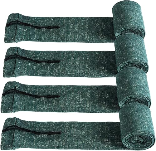 Miniatura 4 de GUGULUZA Paquete de 4 calcetines gruesos para rifle de almacenamiento y escopetas con o sin alcance, tratados con silicona, cierre de cordón, 52