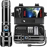 Blukar Lampe Torche LED Ultra Puissante Super Lumineux 5 Modes & Zoomable - 1