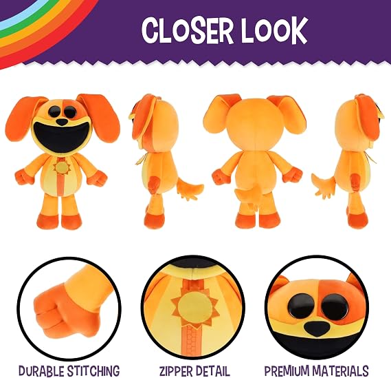 Poppy Playtime - Dogday Smiling Critters Giant Plush (18 Tall)