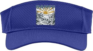 Banff National Park Canada Throwback Retro Outdoors Sport Sun Visor, Youth, One Size, Purple