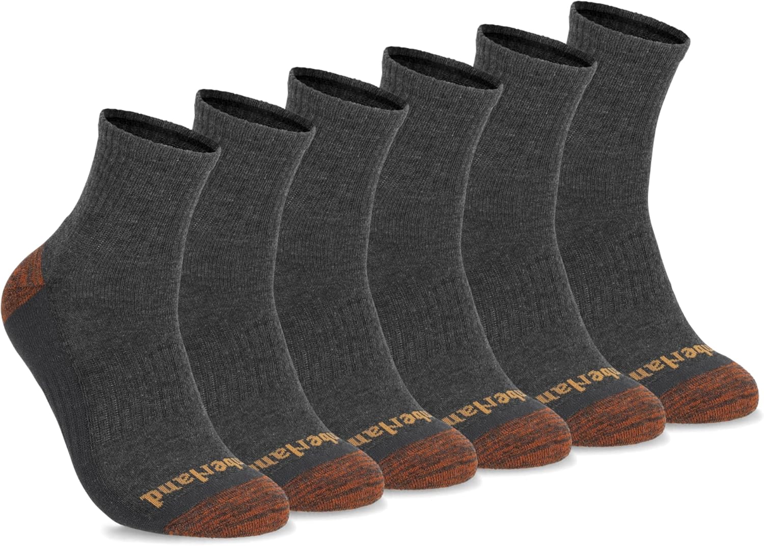 Timberland Men's Comfort Quarter Arch Support Padded Cushion Socks