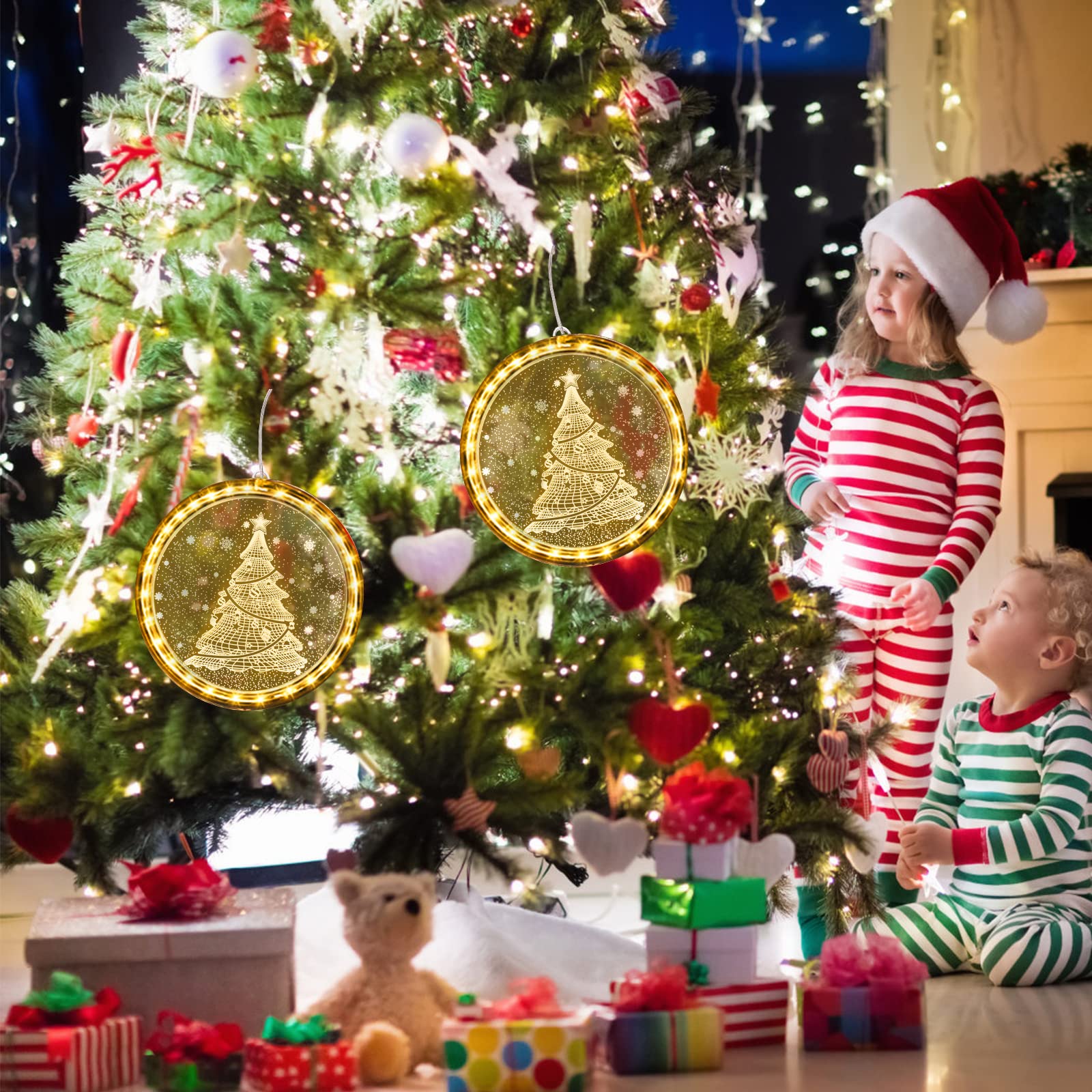 BAKAJI Renne De Noël Lumineuse, Décoration Pour Extérieur, Jardin, 80 Lumières LED, Blanc Froid, Décorations 3D, Noël, Câble De 8 M, Structure En Métal, Avec Minuterie, Hauteur 80 Cm