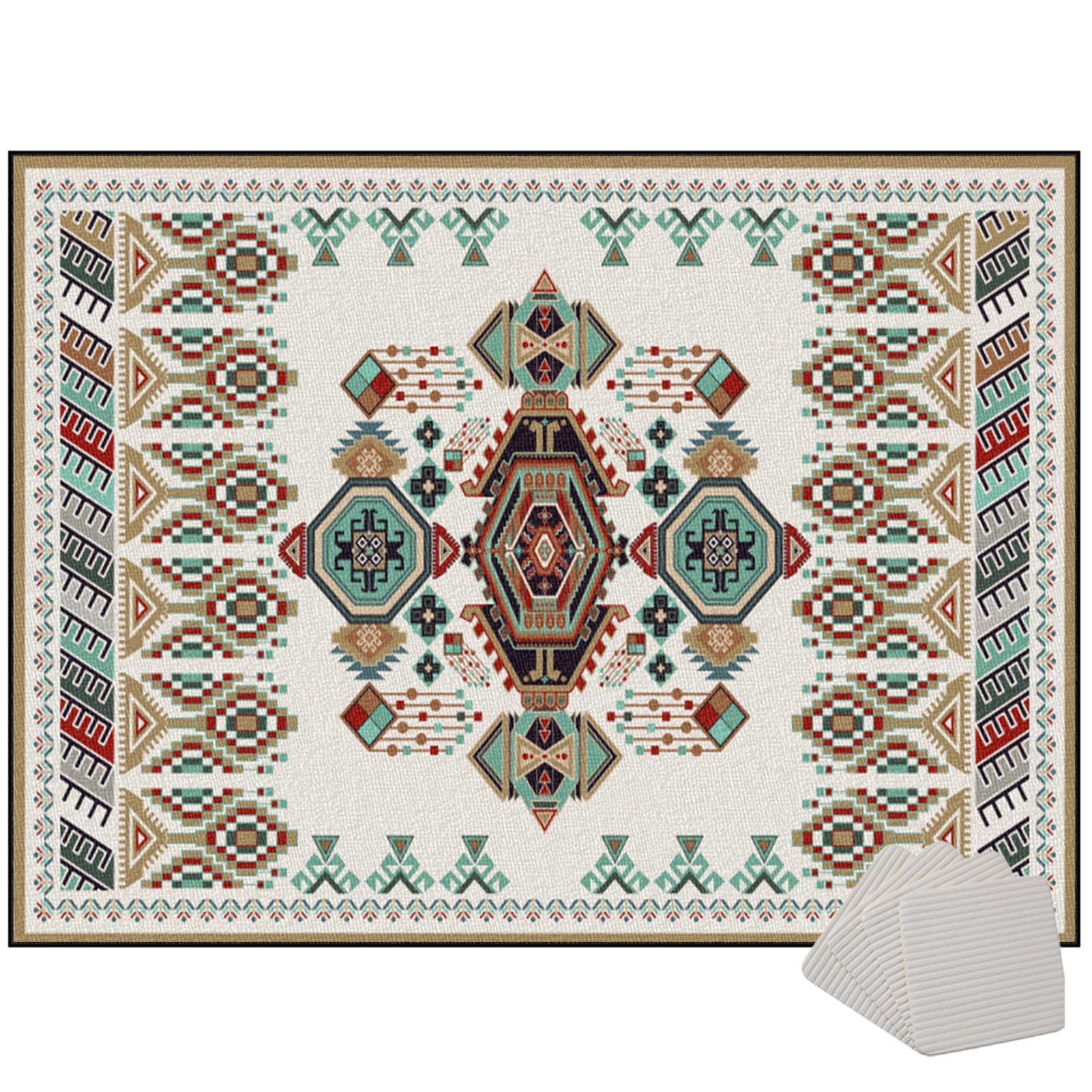 Drum Rug Mat Drumming Drum Rug Soundproof Carpet Instrument Floor Mat Drum Carpet for Drummers Outdoor Electronic Drum Set Practice Music Rug Floor Protection Professional Drum Rugs 110 x 80 cm