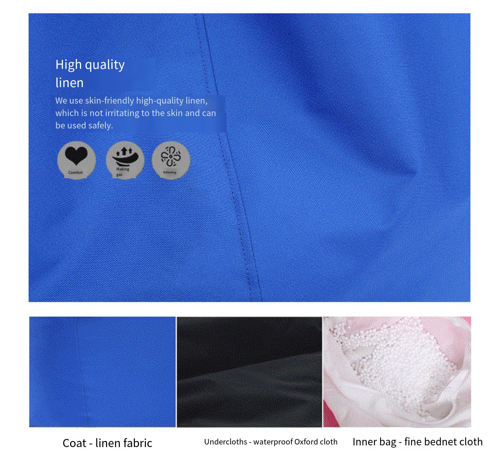 Pouf Géant Sac De Haricots – Sans Remplissage, Tissu Durable, Pour Salon, Jardin Ou Extérieur