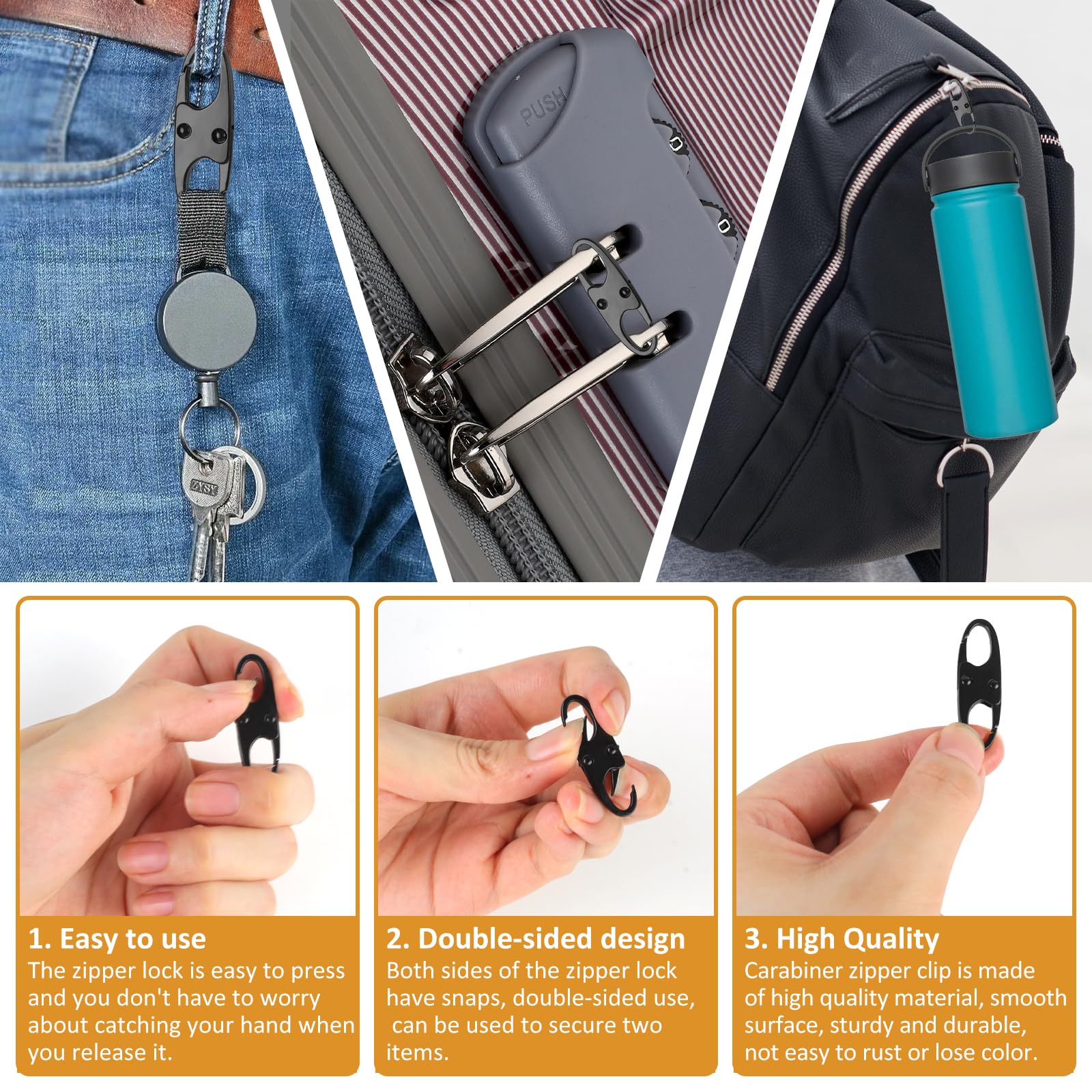 Amazon.com: Phinus Lock Combo, Total 21PCS Clips Anti-Theft