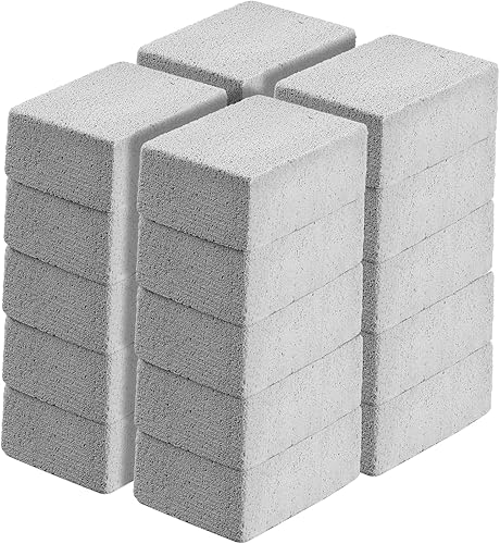 24 piezas de piedra pómez para limpieza plancha de parrilla piedra pómez limpiador de bloques de ladrillo limpieza ecológica de parrilla piedra